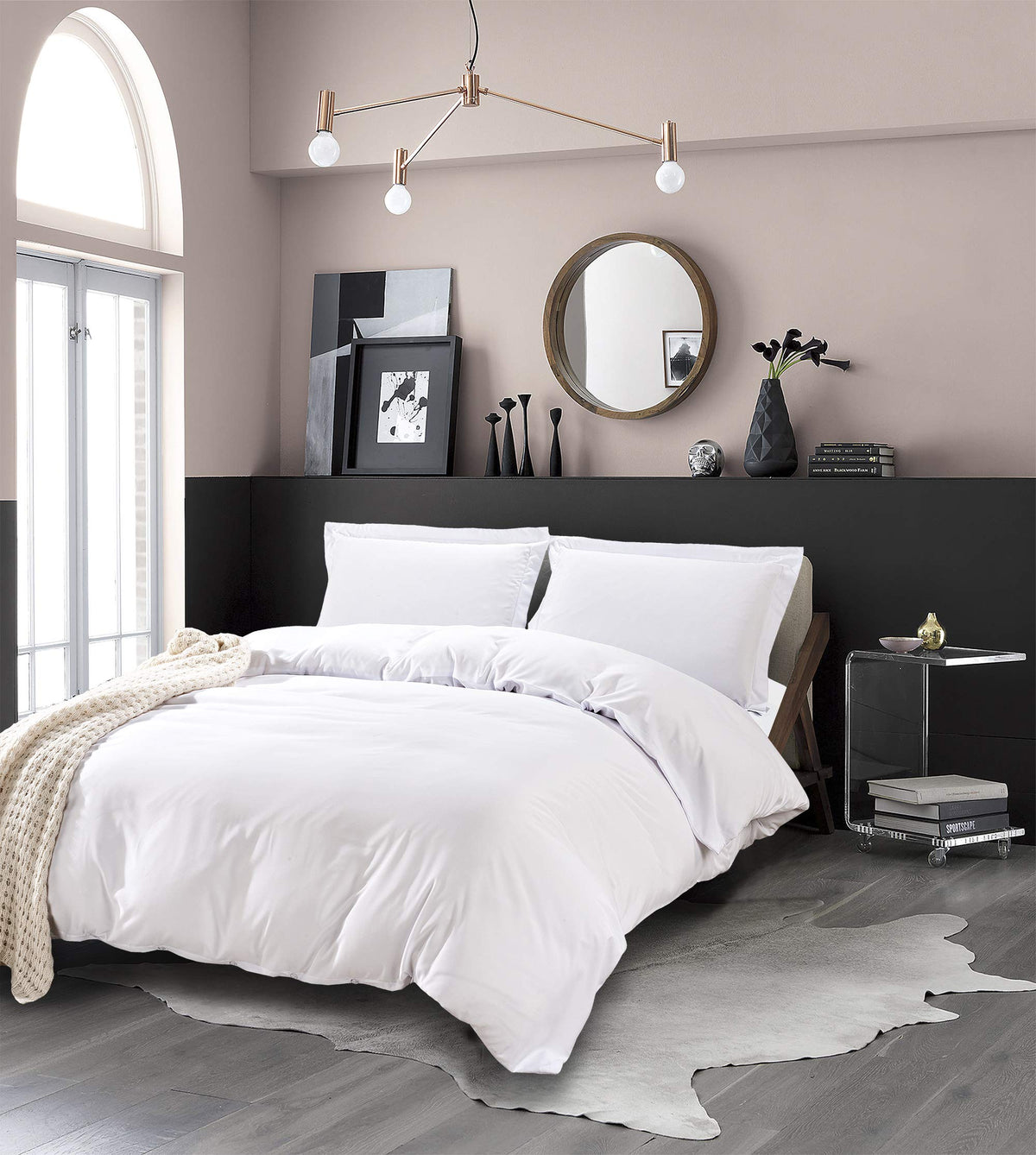 Elegant Comfort Ultra Soft 3-Piece Duvet Cover Set - 1500 Premium Hotel Quality Microfiber, Wrinkle And Fade Resistant 3Pc Duvet