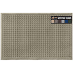 Gorilla Grip Ultra Absorbent Moisture Guard Doormat, Absorbs Up To 2.75 Cups Of Water, Stain And Fade Resistant, Spiked Rubber Backing, All Weather Mats Capture Dirt, Indoor Outdoor, 72X24, Beige
