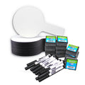 Mini Dry Erase Answer Paddles With Markers And Erasers Class Pack Of 12