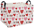 DDBASKET Rectangular Kids Baskets,Heart Basket,Cute Baskets Kids Storage Bin Baby Toy Organizer Box Love Room Decor for Home(XO 