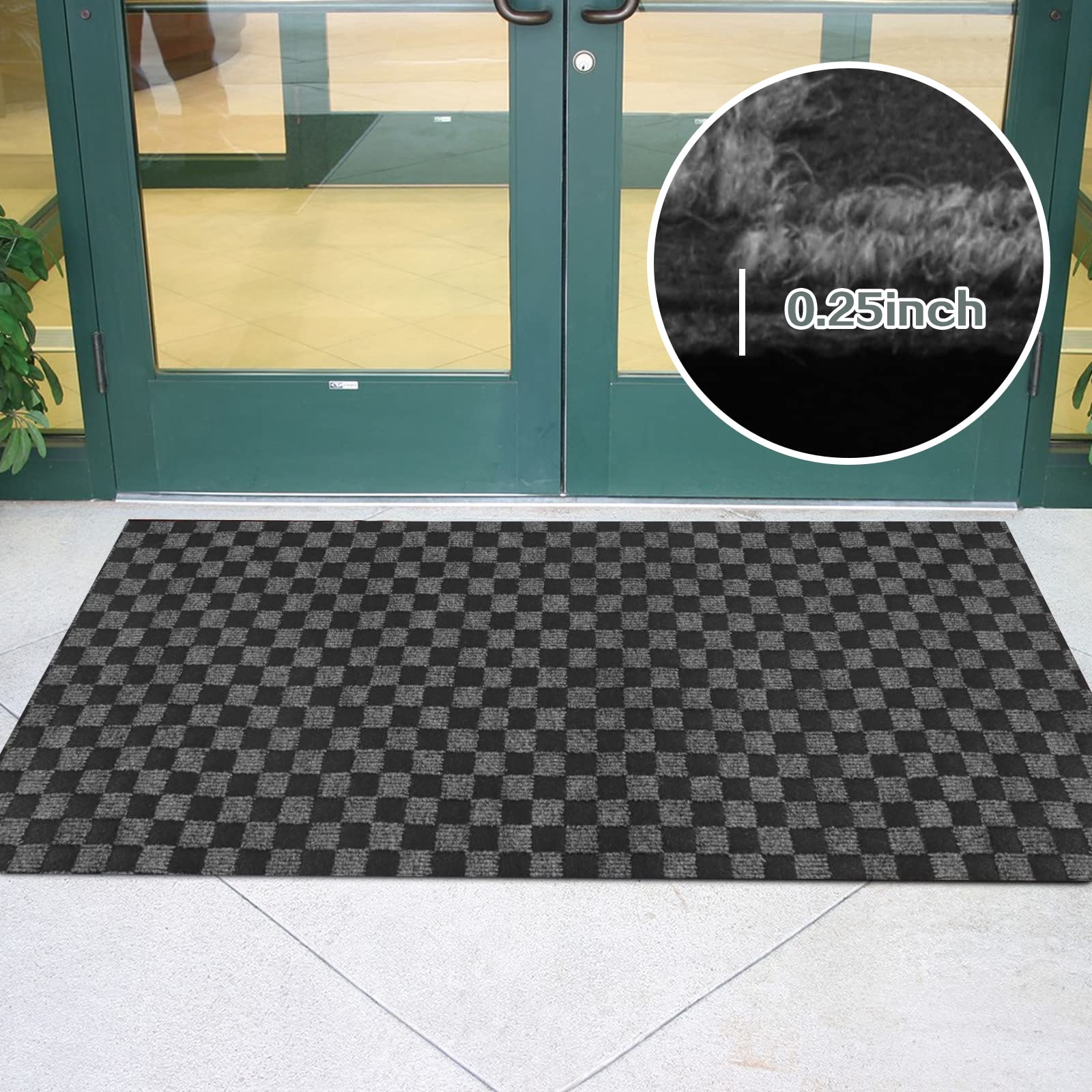 Custom Size Runner Rug 4 Ft X 31 Ft, Zgr 2-82Ft Carpet Runners Hallway Entryway Kitchen Garage Laundry Room Area Rugs With Non-S