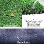 Artificial Grass Synthetic Lawn (0.7' Custom Sizes) -10Ftx77Ft Indoor/Outdoor Grass Carpet, Easy Installation Multi-Use Astrotu