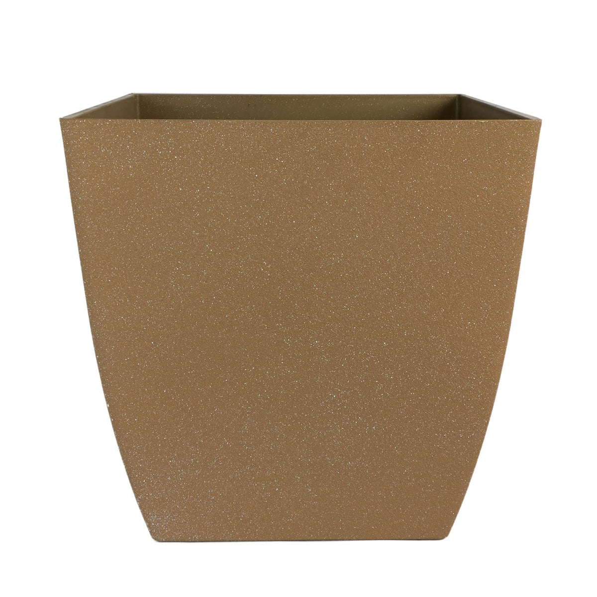 The Hc Companies 16 Inch Santa Fe Square Self Watering Planter - Decorative Lightweight Plant Pot With Drainage Hole For Indoor