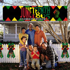 Large Kwanza Wreath Bow June 19Th 1865 Freedom Day Strips Burlap Bow For Wreaths, Africa American Independence Day Tree Topper B