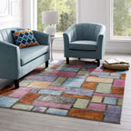 Modway Success Nyssa Abstract Geometric Mosaic Area Rug, 5X8, Multicolored
