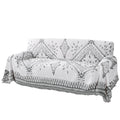 H.Versailtex Reversible Sofa Cover Couch Cover For Dog Sofa Slipcover For Most Shape Sofa Furniture Protector With Tassels Secti