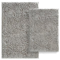 Bathroom Rugs Set 2 Piece Bath Mat Set Soft Plush Chenille Bath Rugs Non-Slip, Absorbent Shaggy Rugs, Shower Mats for Bathroom,G