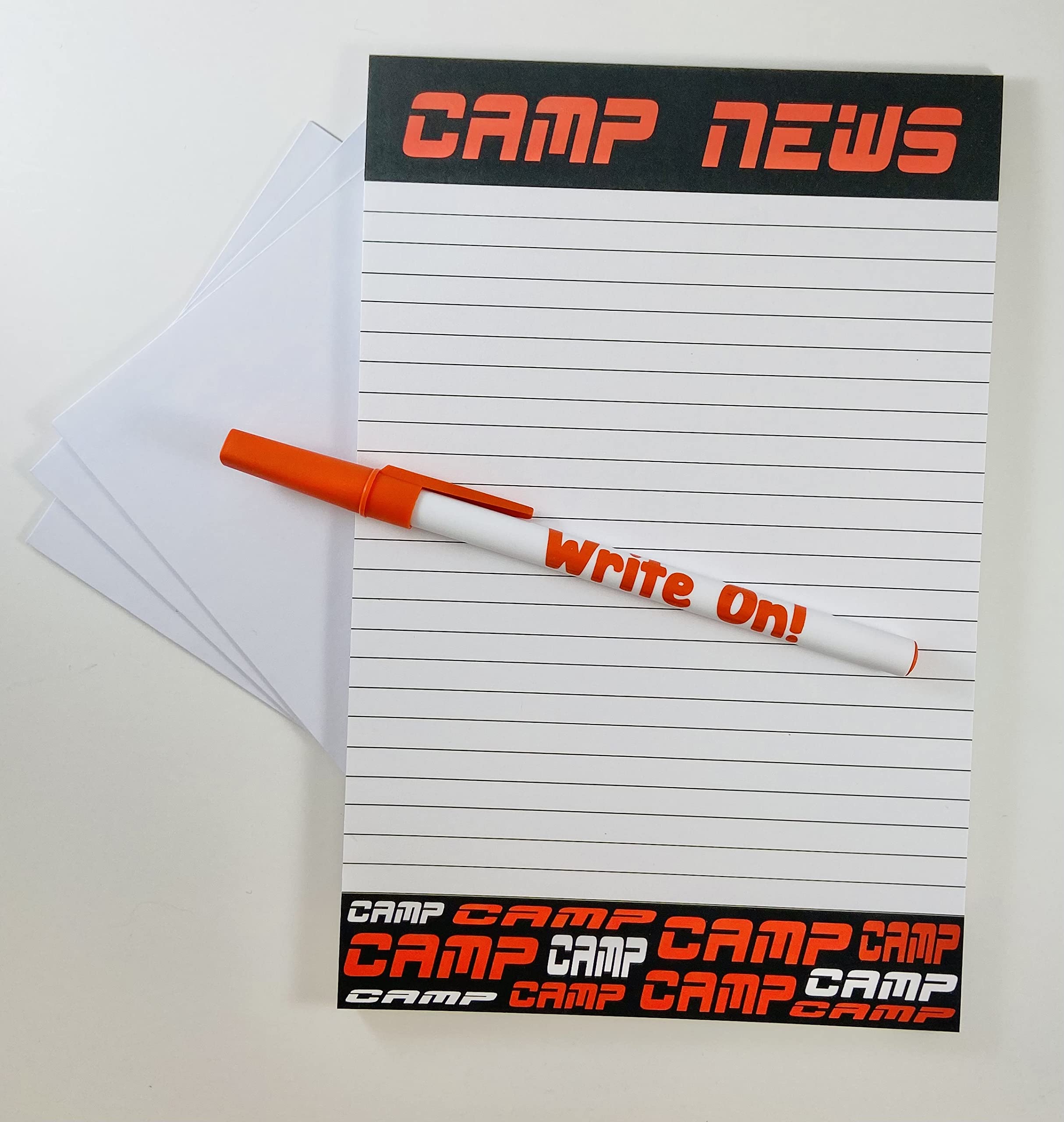 Sunny Marshmallow Camp News Stationery Set