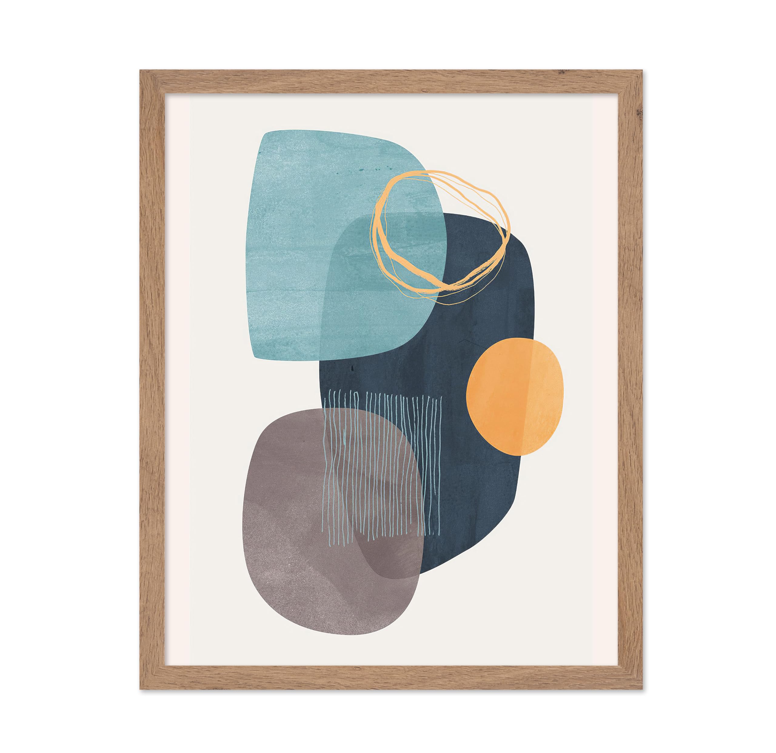 Poster Master Vintage Illustration Poster - Retro Minimalist Print - Abstract Shapes, Colorful, Symbolic, Aesthetic - Gift for A