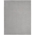Nourison Essentials Indoor/Outdoor Silver Grey 9' X 12' Area Rug, Easy Cleaning, Non Shedding, Bed Room, Living Room, Dining Roo