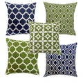 Pinkparrot Cotton Designer Decorative Throw Pillow Covers/Cushion Covers (16X16 Inches)  Set Of 5042