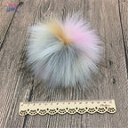 Furryvalley Faux Fur Pompom 6Pcs Diy Crafts Fluffy Balls For Hat Shoes Scarves With Snap Fastener Removable Knitting Hat Accesso