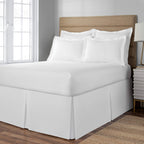 Spacemaker Extra-Long 21'' Drop Length Bed Skirt, California King, White