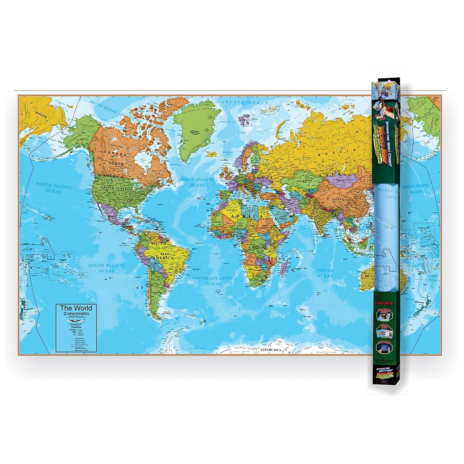 Round World Interactive World Map