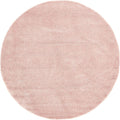Unique Loom Solo Collection Area Rug - Calabasas (7 10 Round, Pink)