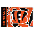 FANMATS 23234 NFL - Cincinnati Bengals Starter Mat Xfit Design - 19in x 30in Accent Rug| Sports Fan Home Decor Rug and Tailgatin