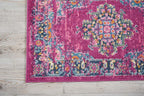 Nourison Passion Fuchsia 12' X 15' Area--Rug, Boho, Traditional, Easy--Cleaning, Non Shedding, Bed Room, Living Room, Hallway (1