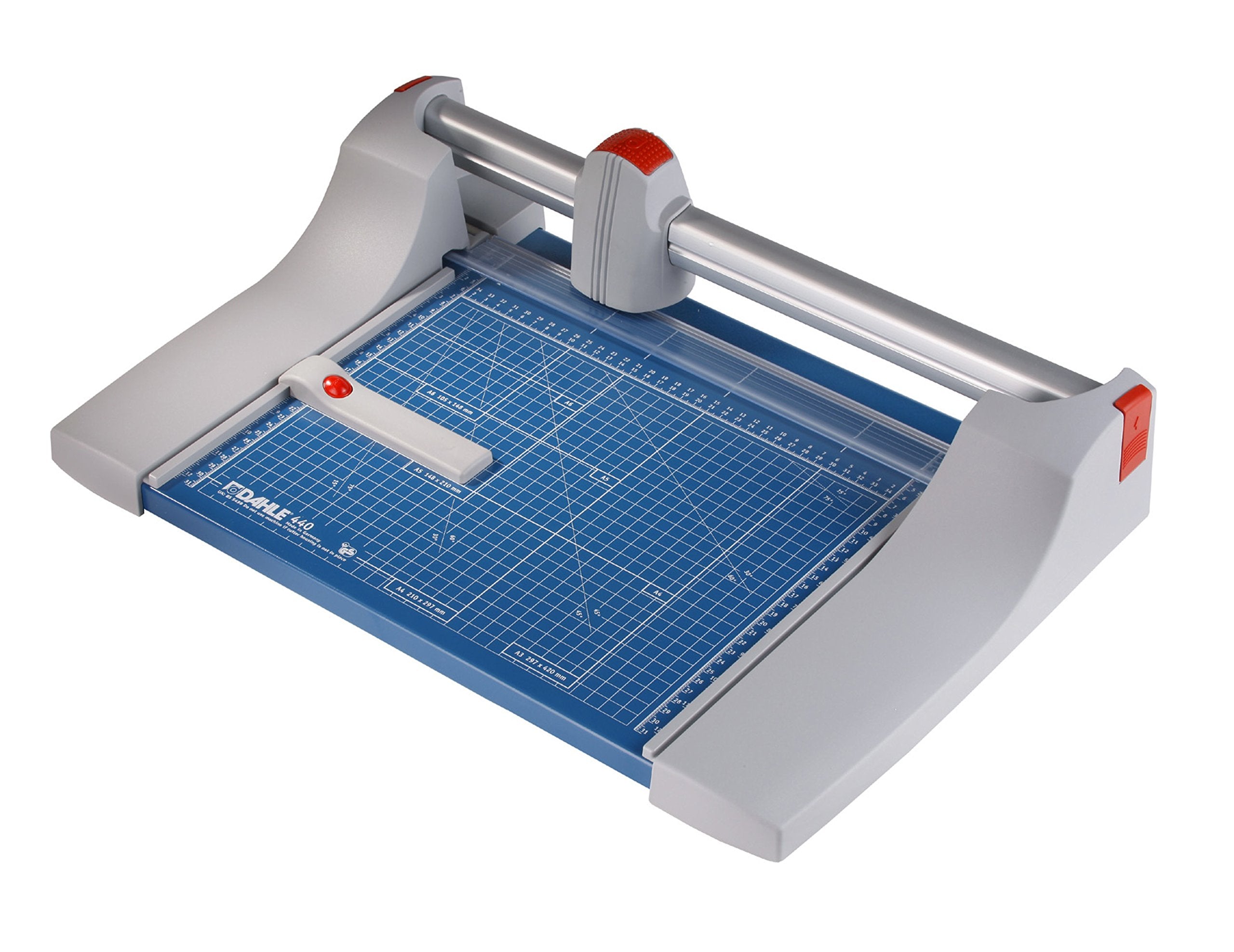 Dahle 440 Premium Rotary Trimmer, 14' Cut Length, 30 Sheet Capacity, Self-Sharpening, Automatic Clamp, German Engineered Paper