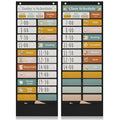 The Ultimate Pocket Chart For Classroom - Simplified Daily Schedule Calendar With Designed Cards Encourages Visual Learning For
