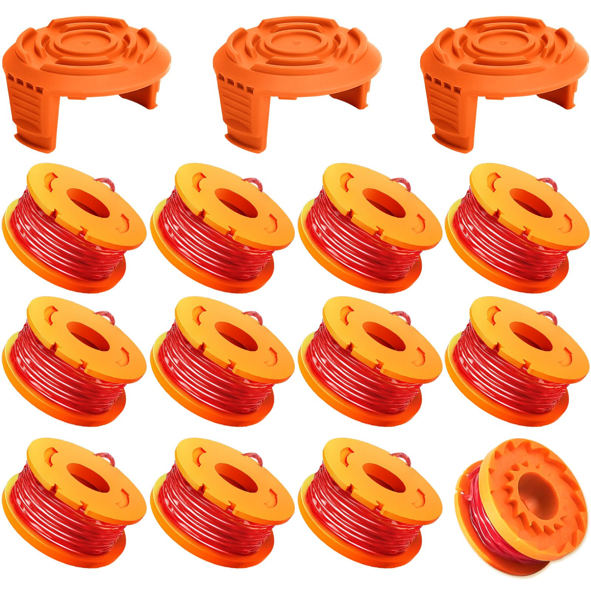 Topemai Wa0010 Replacement Trimmer Spool Line 0.065 For Worx Wg154 Wg163 Wg160 Wg180 Wg175 Wg155 Wg151 String Trimmer (12 Spools