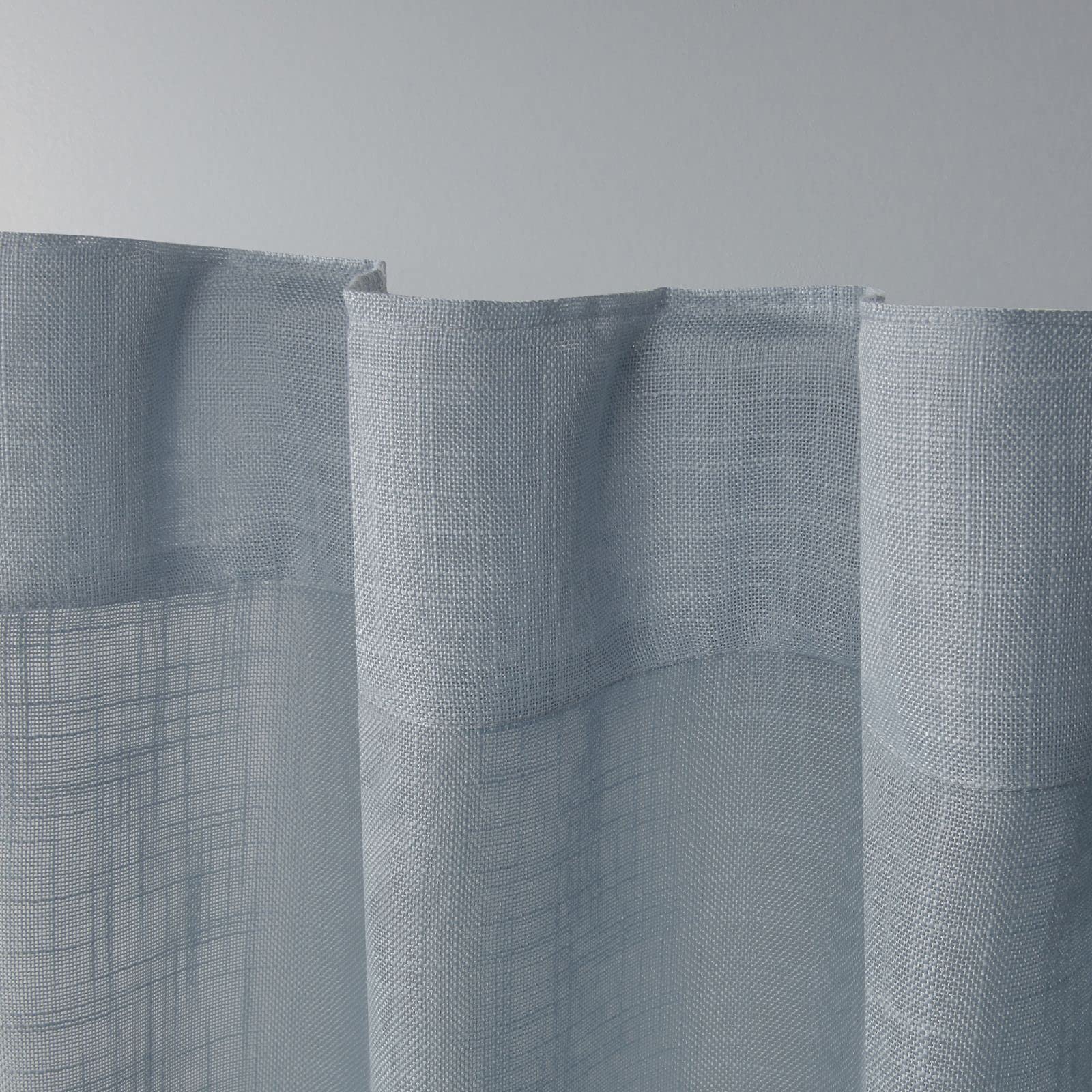 Exclusive Home Curtains - Eh8276-03 2-96H Bella Window Curtain Panel Pair With Hidden Tab Top, 54X96, Melrose Blue, 2 Piece