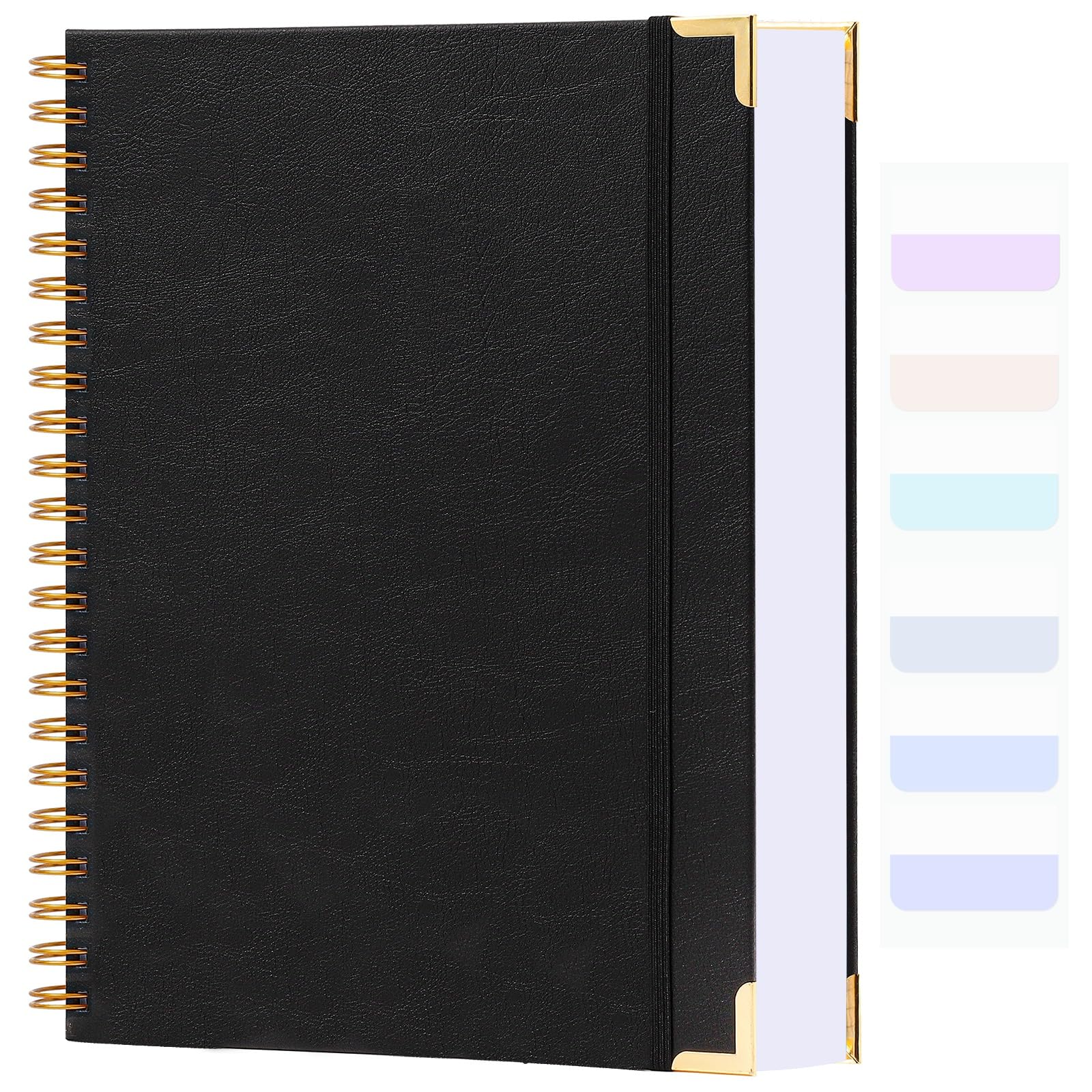 Blank Notebook, Sketchbook, 8.5' X 11', 300 Page Hardcover Sketch Book, Leather Blank Notebook Journal For Women Men, Large Sk