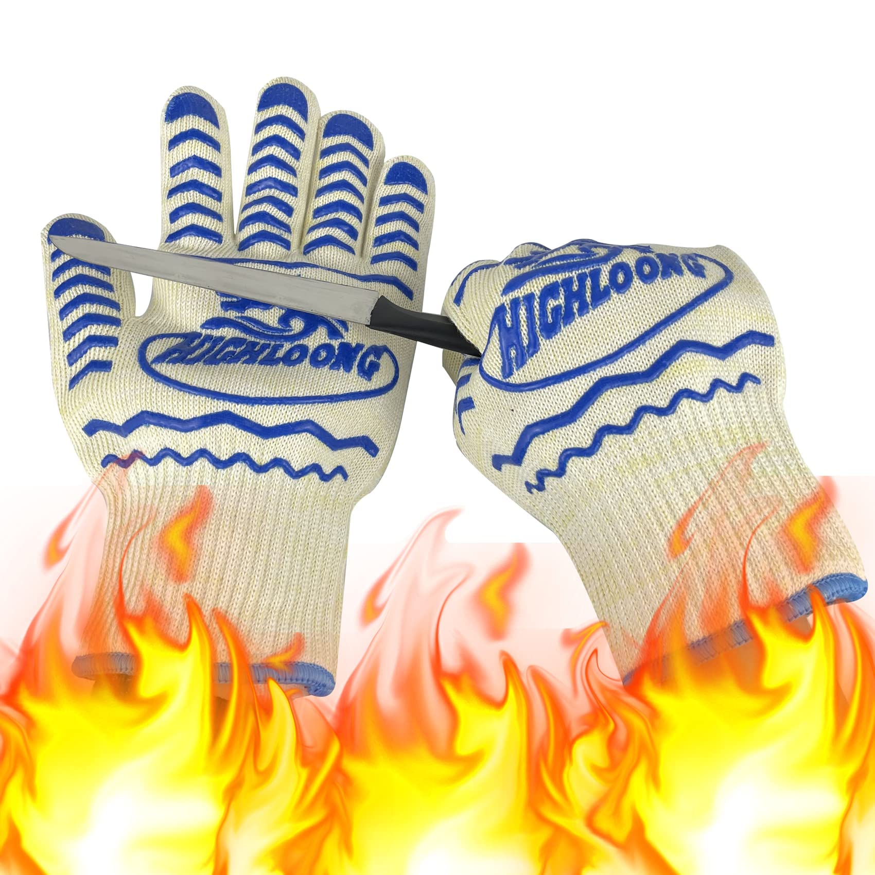 Heat Resistant Oven Gloves - Bbq Gloves Grill 1472   F Heat Resistant Cooking Gloves For Handling Hot Food Cooking Baking Oven W