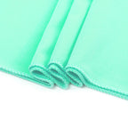 Mds Pack Of 10 Spandex Chair Sashes Bow Sash Elastic Chair Bands Ties Without Buckle For Wedding And Events Decoration Spandex Slider Sashes Bow - Sea Green