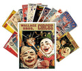 Vintage Postcards 24 Pcs Vintage Circus Clowns And Athletes Vintage Posters