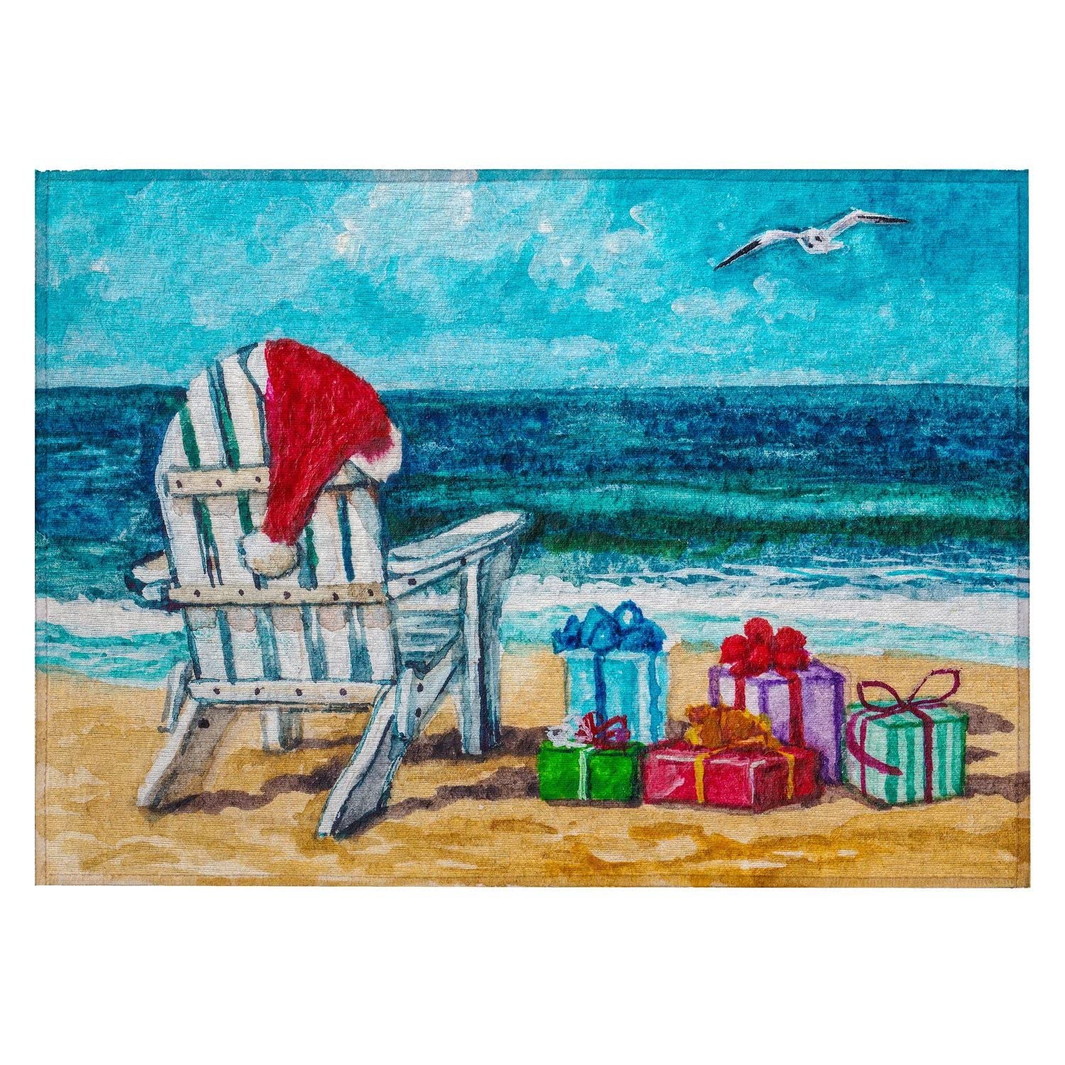 Wonderland Wn9 Blue Seasonal Rug Rectangle 3' X 5'