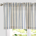 Jinchan Striped Valance Window Treatment Linen Valance For Windows Small Window Valance Farmhouse Valance Curtain Light Filterin