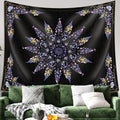 Damanse Floral Bohemian Tapestry-Flower Aesthetic Tapestry-Indian Wall Hanging Boho Tapestry-Small Mandala Room Decor-Tapestries