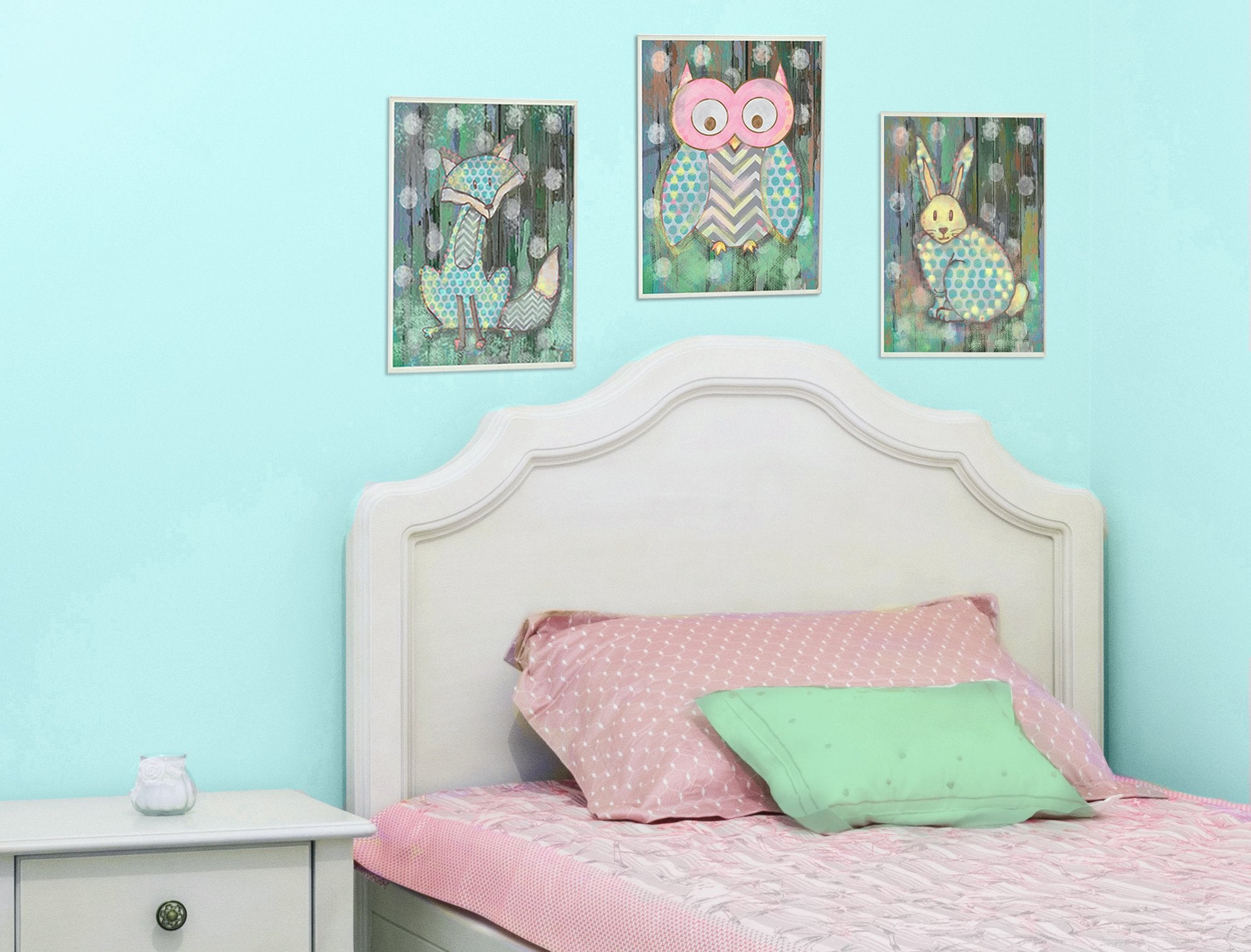 Stupell Home D  Cor Distressed Woodland Rabbit Canvas Wall Art, 10 X 15, Multi-Color