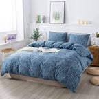 Honeilife Duvet Cover Sets Twin - 100% Cotton Floral Comforter Cover, 2-Pcs Breathable Bedding Set With Zipper Closure & Corner