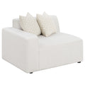 Coaster Home Furnishings Freddie Upholstered Tight Back LAF Chair Pearl