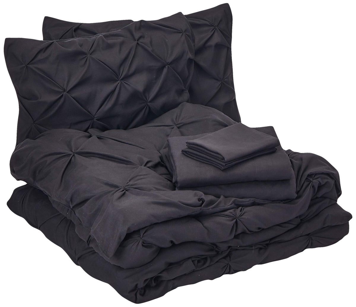 Elegant Comfort Luxury Best, Softest, Coziest 8-Piece Bed-In-A-Bag Comforter Set - Silky Soft Complete Set Includes Bed Sheet Se