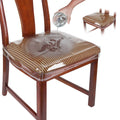Plastic Chair Covers, Plastic Seat Covers For Dining Chairs, Chair Protector, Vinyl, Clear, Waterproof For Cushion, Cats, Kids, Kitchen Room Table, Fits 16-18 Inch, 2 Pack
