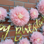 Mybbshower Paper Flower Decorations For Wall Backdrop Girld Nursery Wall Decor Wedding Bridal Shower Rooms Pink Grey Sizes 11''