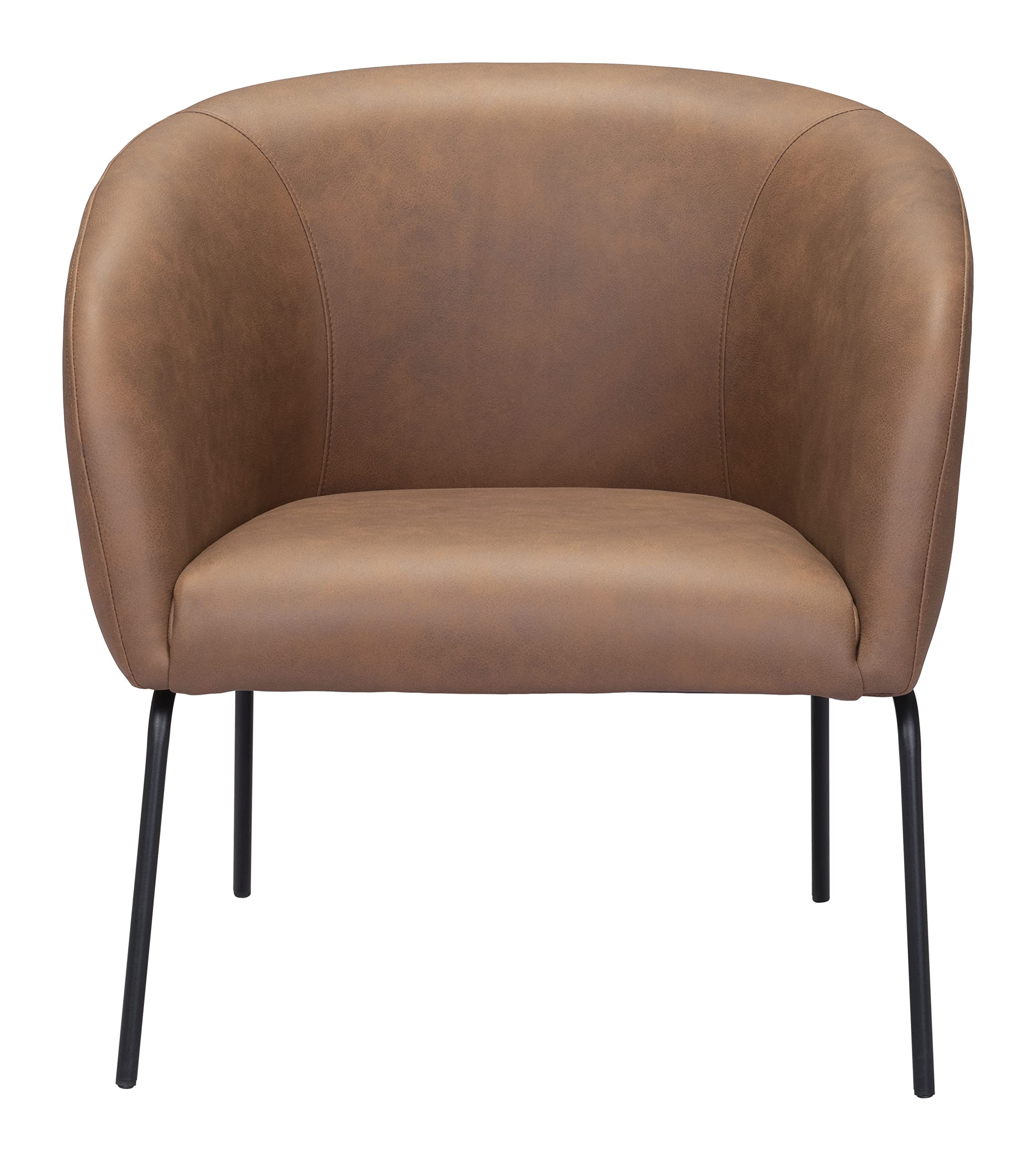 Zuo Quinten Accent Chair Vintage Brown