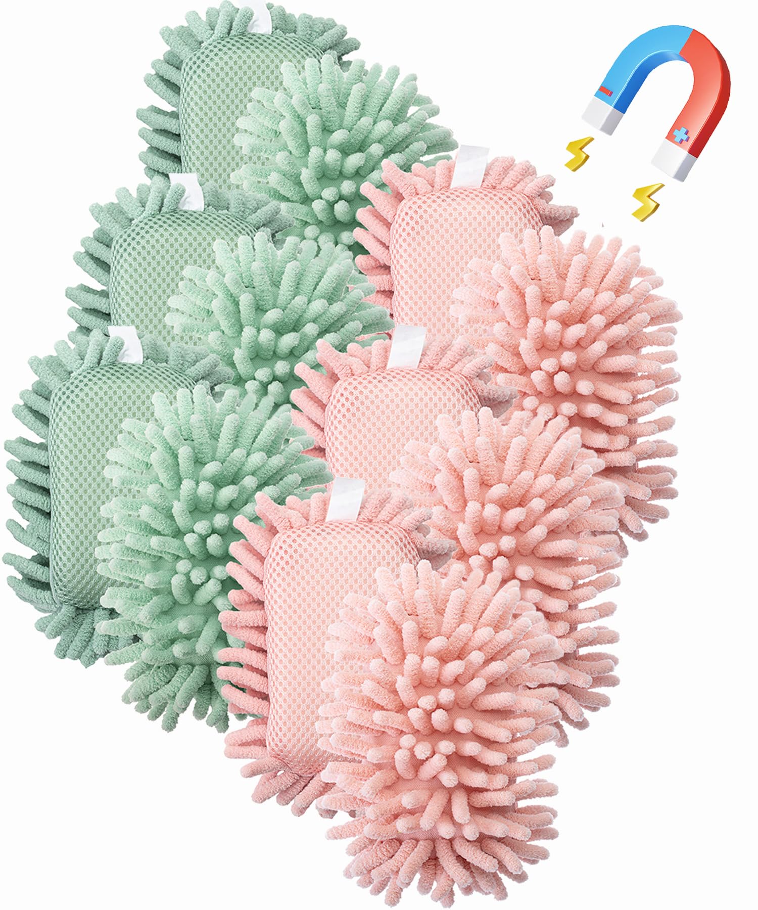 Mr. Pen- Microfiber Shag Whiteboard Eraser, 12 Pack, Washable Microfiber Whiteboard Eraser, Dry Erase Eraser, Dry Eraser, White