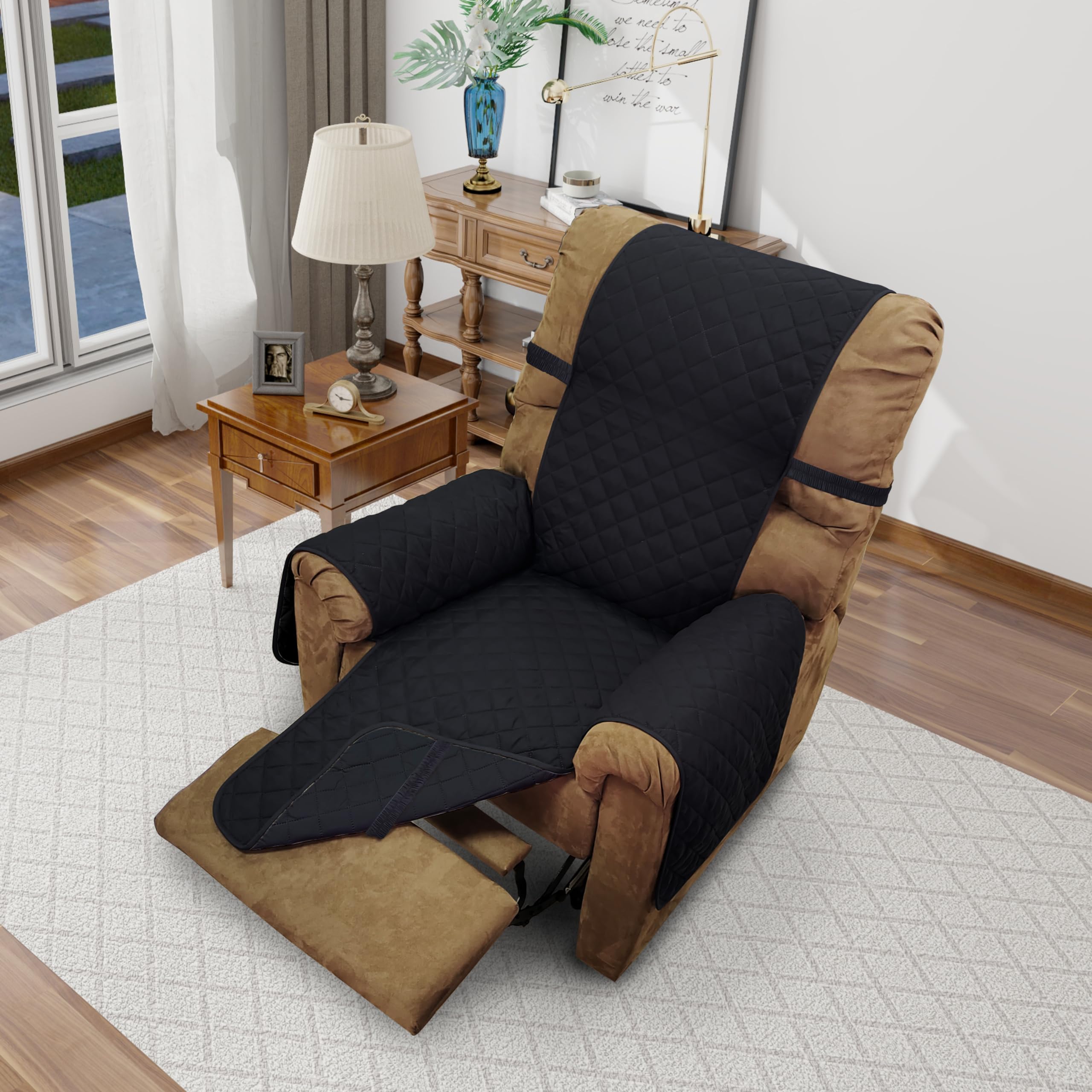 Luxshare Home Recliner Chair Covers Reversible Sofa Cover Couch Cover For Pets Lazy Boy Furniture Protector(28'Recliner Large,B