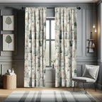 Ambesonne Cats Window Curtains Pack Of 2, Cartoon Illustration Of Delicate Kitten World With Muted Colors Modern, Lightweight Se
