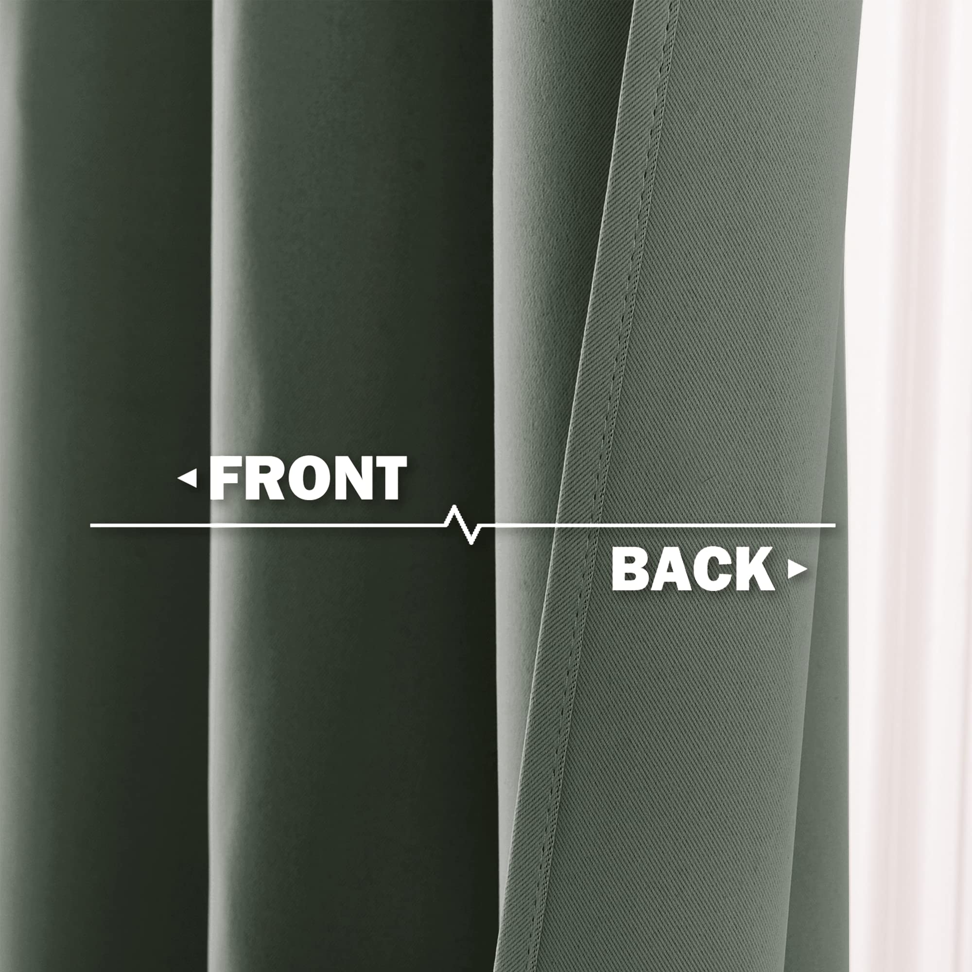Nicetown Curtain Tiers And Valances Set, Privacy Room Darkening Curtains Window Drapes Farmhouse Small Window Covering Panels For Bedroom/Kitchen/Garden, 42 X 24-Inch Each, 2 Pcs, Dark Mallard