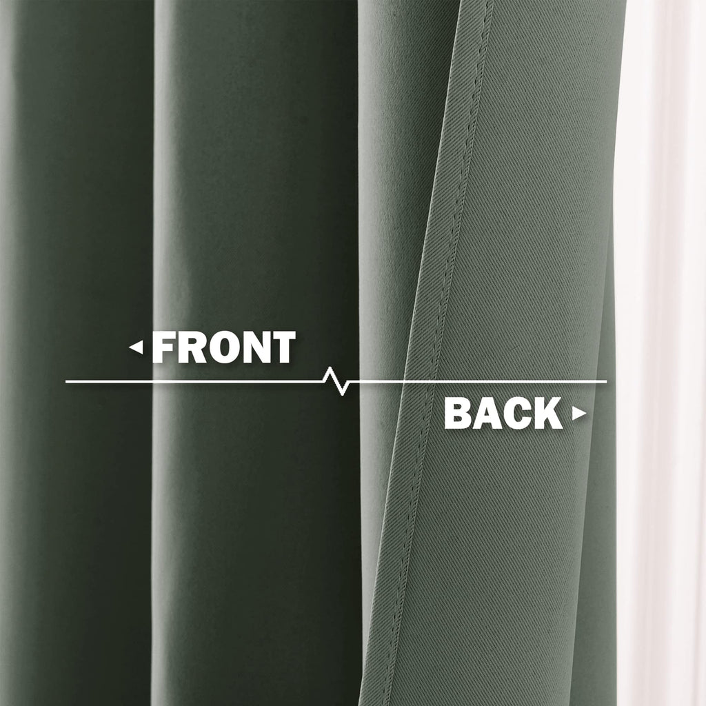 Nicetown Valances For Windows - Farmhouse Short Curtain Valance 24 Inch Long For Bathroom Kitchen, Small Window Curtains For Bedroom, Living Room, Dark Mallard, 2 Panels, 29 X 24 Inch