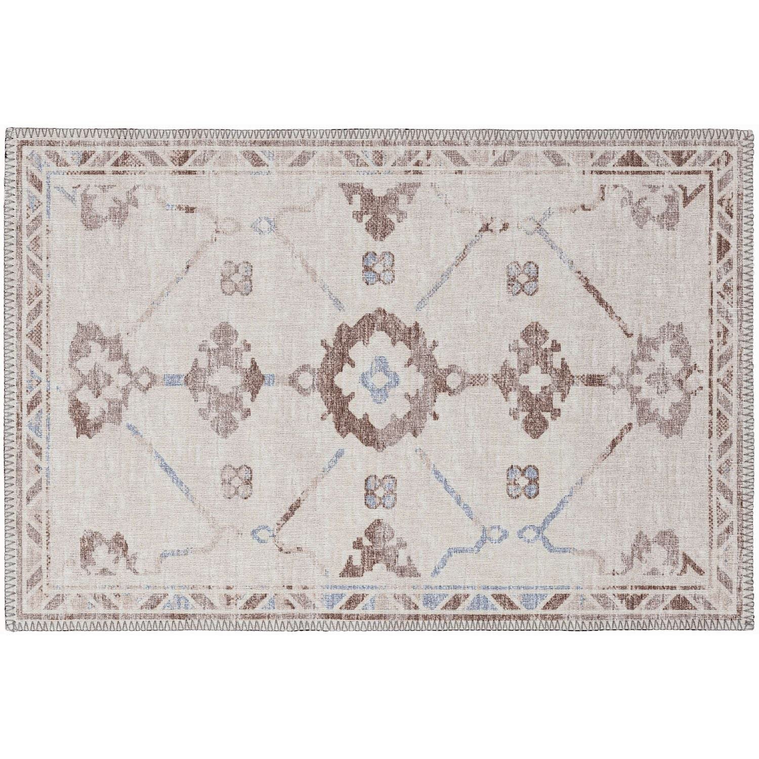 Sedona Sn16 Ivory Transitional Rug Rectangle 5' X 7 ' 6"
