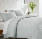 California Design Den 3-Pc King Size Duvet Cover Set, 400 Thread Count 100% Cotton Sateen, Soft Luxury Sateen Weave Comforter Co
