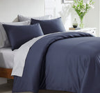 California Design Den King Size Duvet Cover Set, 400 Thread Count 100% Cotton Sateen Weave, Soft Luxury Comforter Cover & Pillow