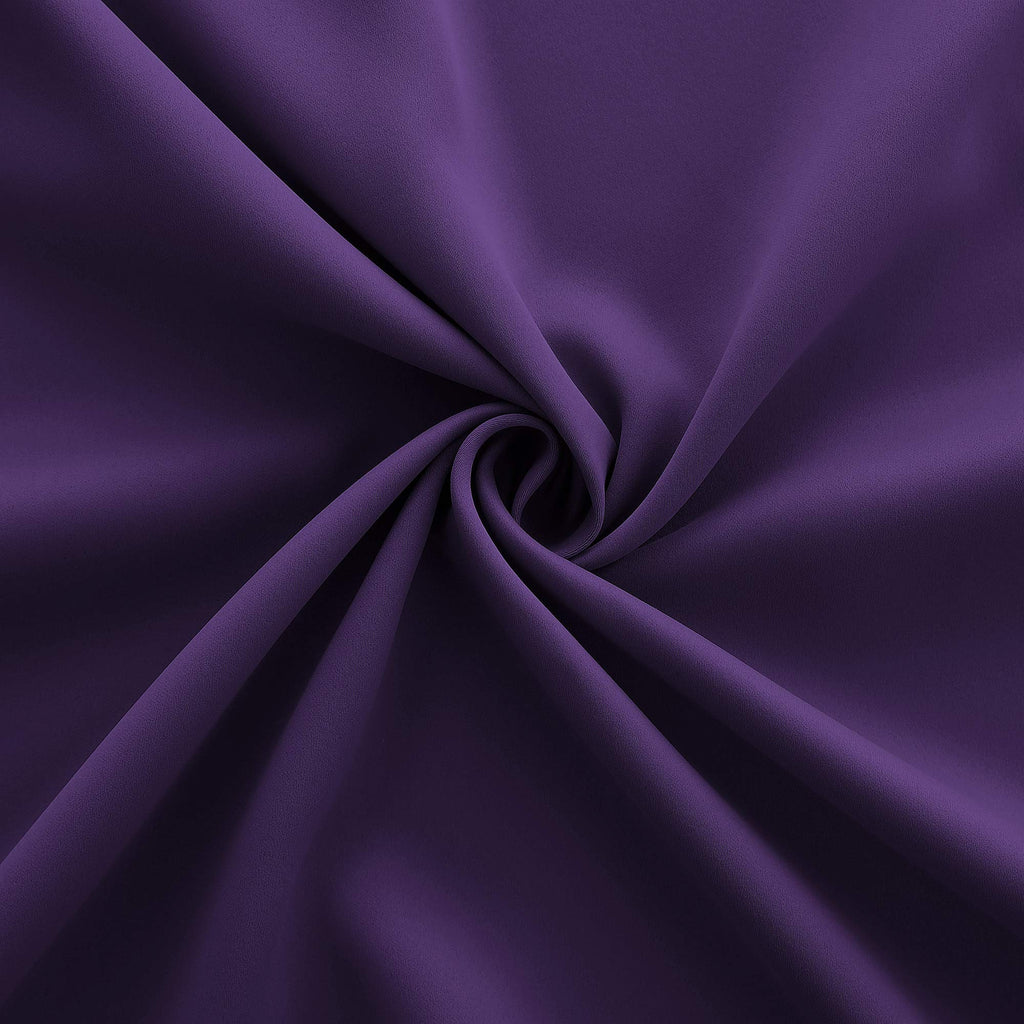 Koufall Dark Purple Curtains For Bathroom Window,Small Curtains For Kitchen,Royal Purple,30 Inch Length