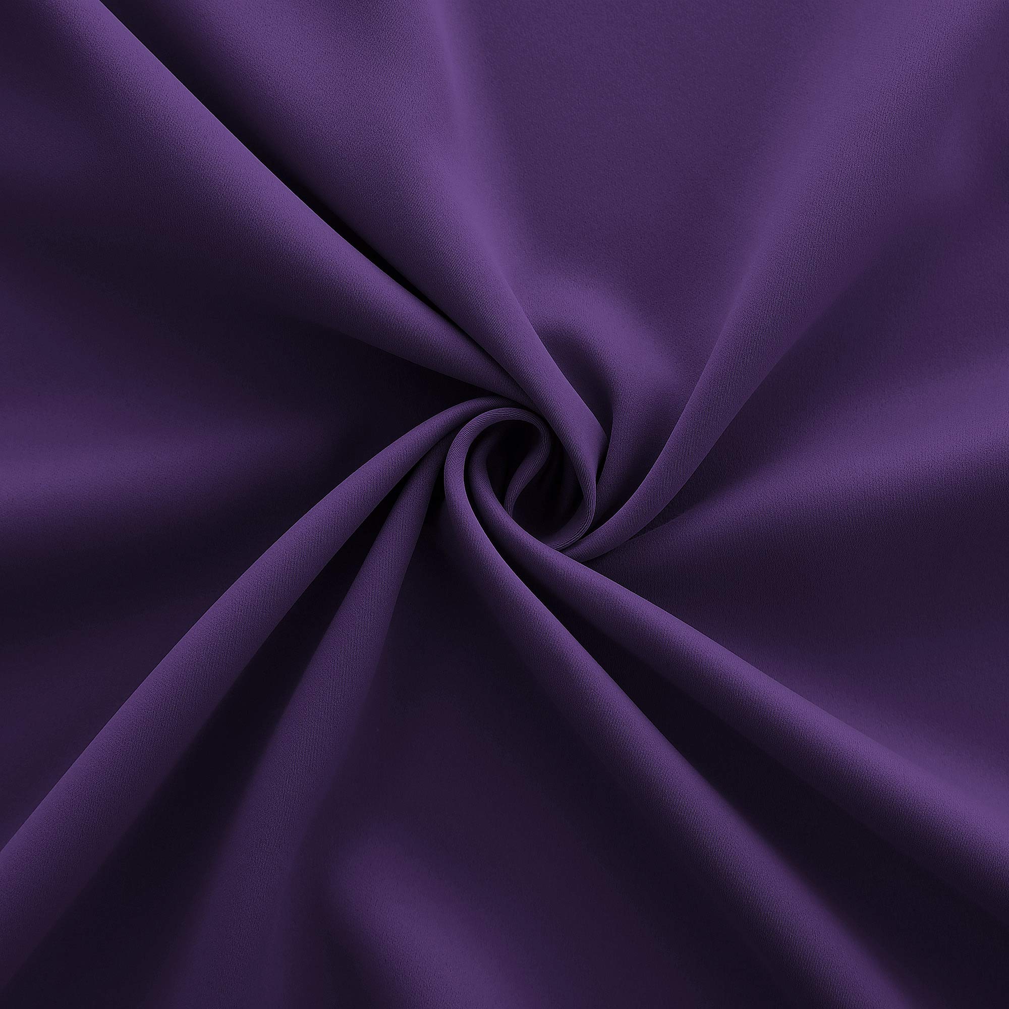 Koufall Dark Purple Curtains For Bathroom Window,Small Curtains For Kitchen,Royal Purple,30 Inch Length