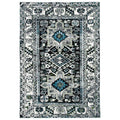 SAFAVIEH Vintage Hamadan Collection Accent Rug - 27 x 5, Dark Grey & Ivory, Oriental Design, Non-Shedding & Easy Care, Ideal f